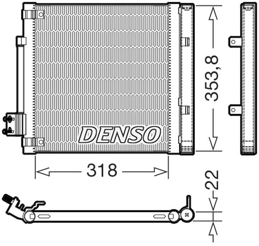 Denso Aircon Condenser DCN99082