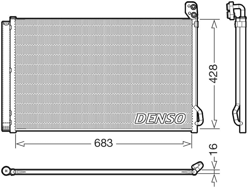 Denso Aircon Condenser DCN99083