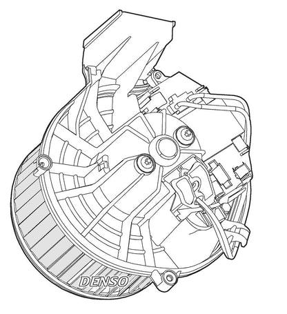 Denso Cabin Blower Fan DEA07003