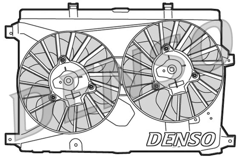 Denso Radiator Cooling Fan DER01015