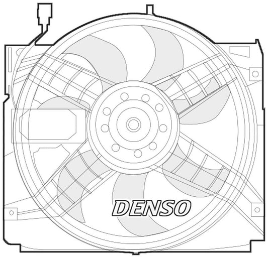 Denso Radiator Cooling Fan DER05004