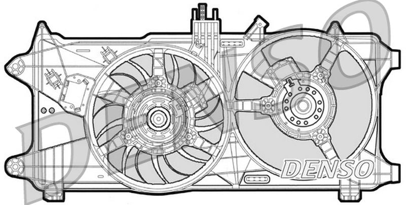 Denso Radiator Cooling Fan DER09026