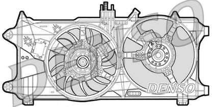 Denso Radiator Cooling Fan DER09026