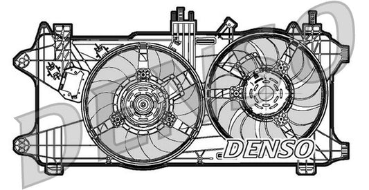 Denso Radiator Cooling Fan DER09027
