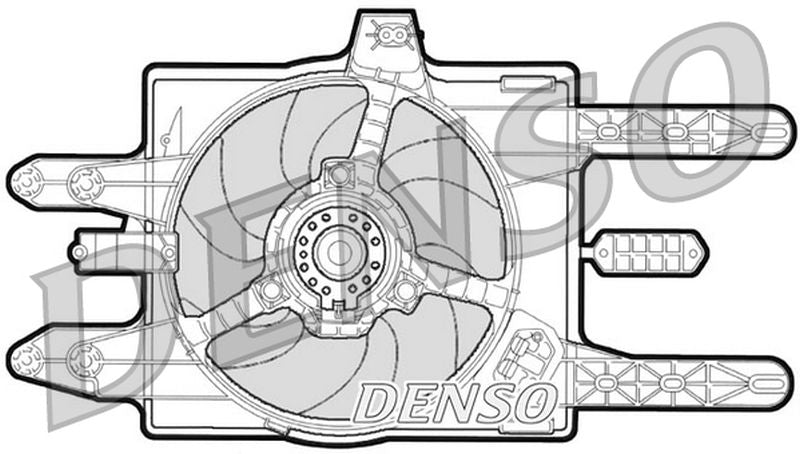 Denso Radiator Cooling Fan DER09031