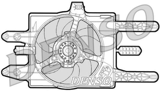 Denso Radiator Cooling Fan DER09031
