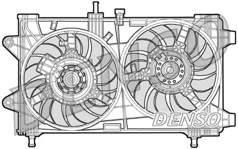 Denso Radiator Cooling Fan DER09036
