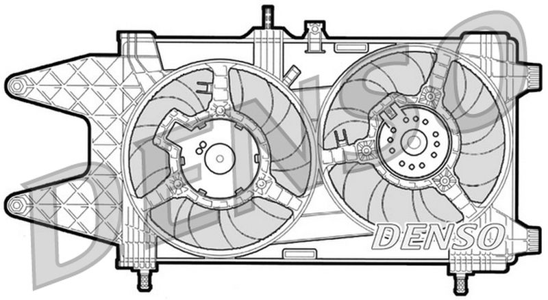 Denso Radiator Cooling Fan DER09037