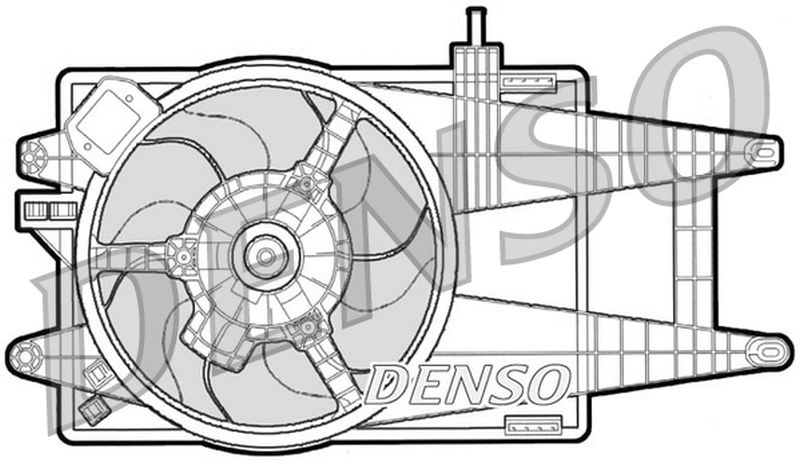 Denso Radiator Cooling Fan DER09040