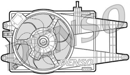 Denso Radiator Cooling Fan DER09040
