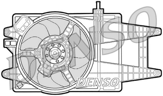 Denso Radiator Cooling Fan DER09042
