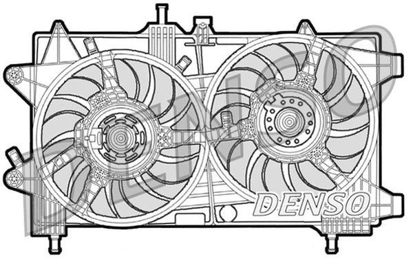 Denso Radiator Cooling Fan DER09043