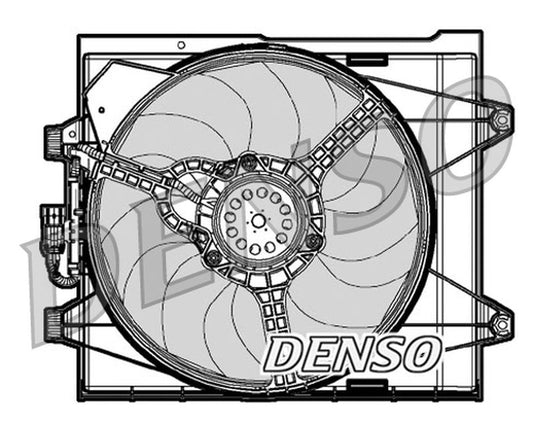Denso Radiator Cooling Fan DER09046