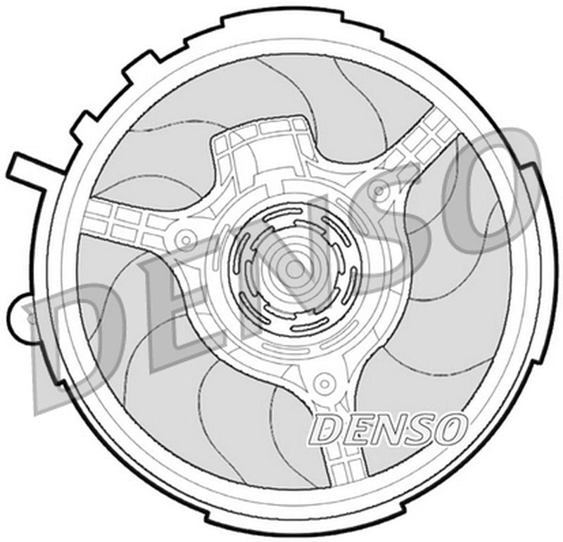 Denso Radiator Cooling Fan DER09061