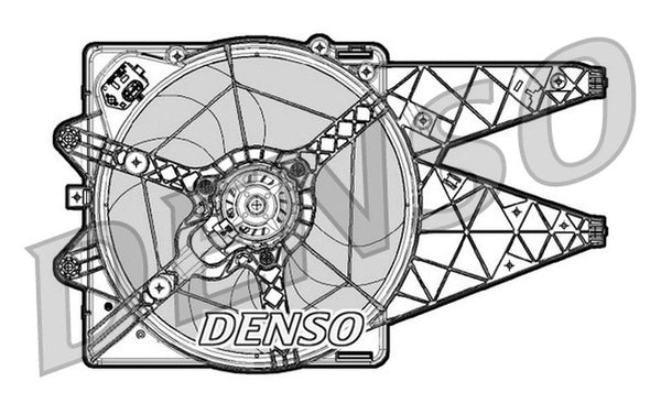 Denso Radiator Cooling Fan DER09065
