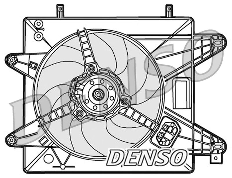 Denso Radiator Cooling Fan DER09088