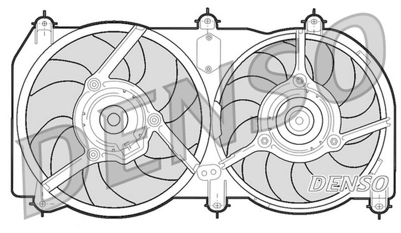 Denso Radiator Cooling Fan DER09246