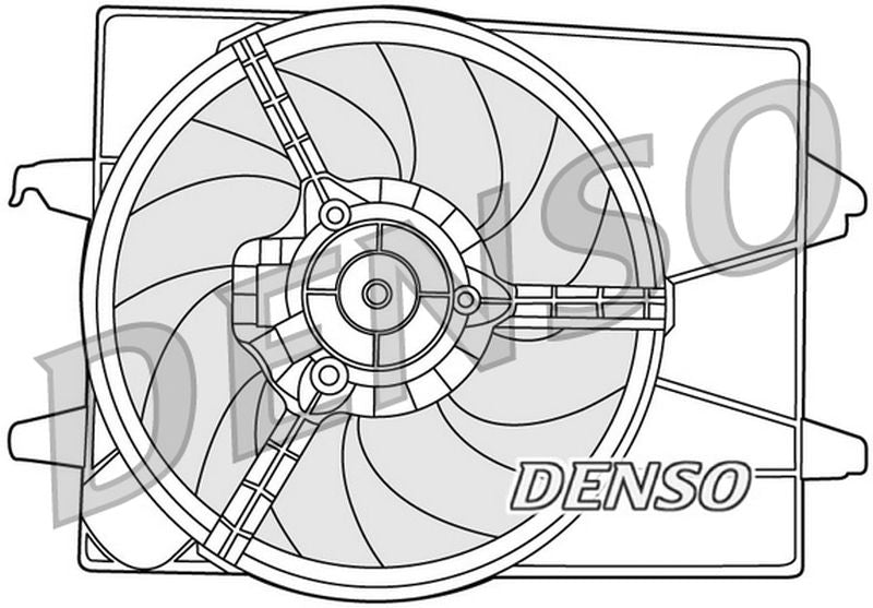 Denso Radiator Cooling Fan DER10003