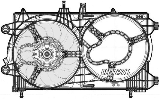 Denso Radiator Cooling Fan DER13012