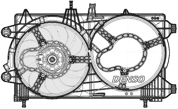 Denso Radiator Cooling Fan DER13012