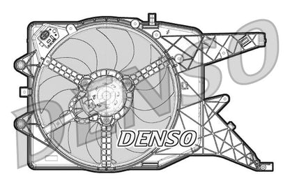 Denso Radiator Cooling Fan DER20010