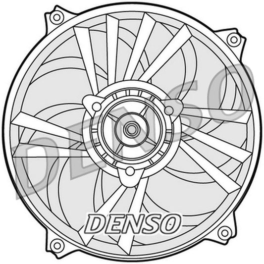 Denso Radiator Cooling Fan DER21013