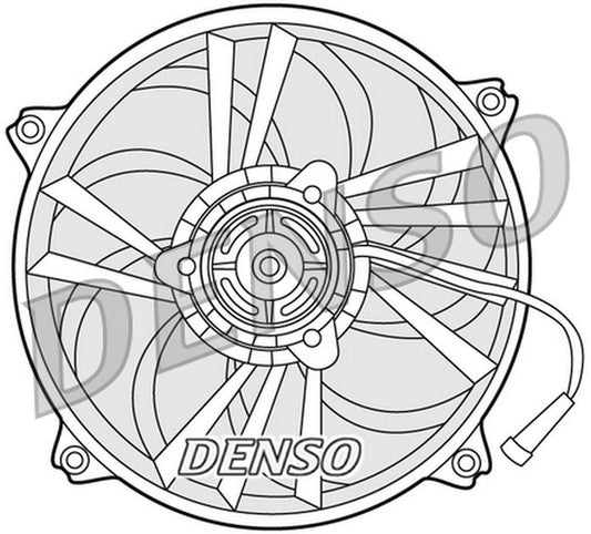 Denso Radiator Cooling Fan DER21014