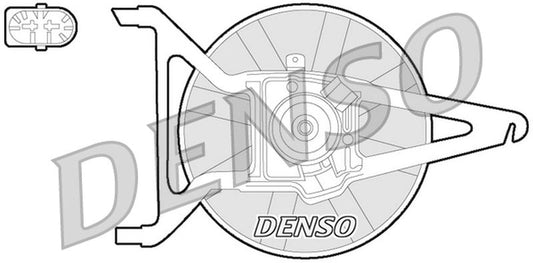 Denso Radiator Cooling Fan DER21020