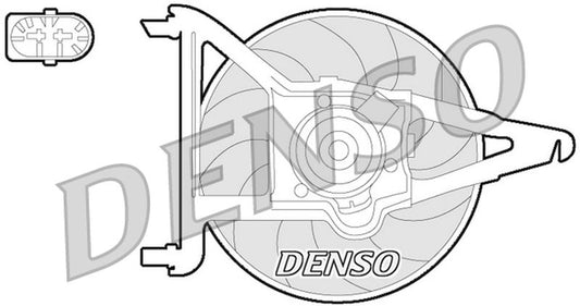 Denso Radiator Cooling Fan DER21021