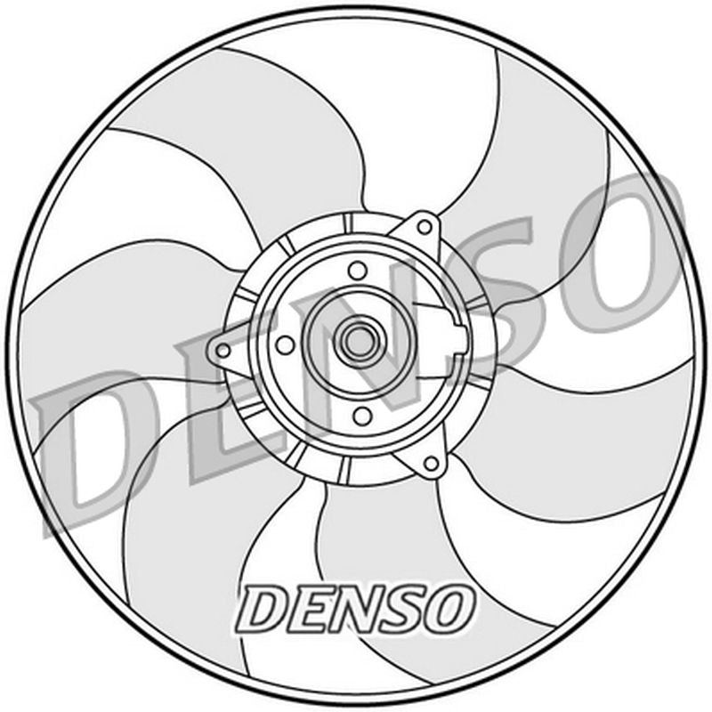 Denso Radiator Cooling Fan DER23001