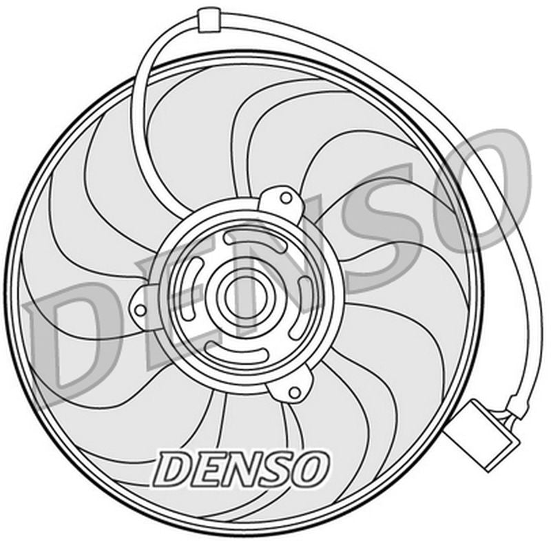 Denso Radiator Cooling Fan DER27001