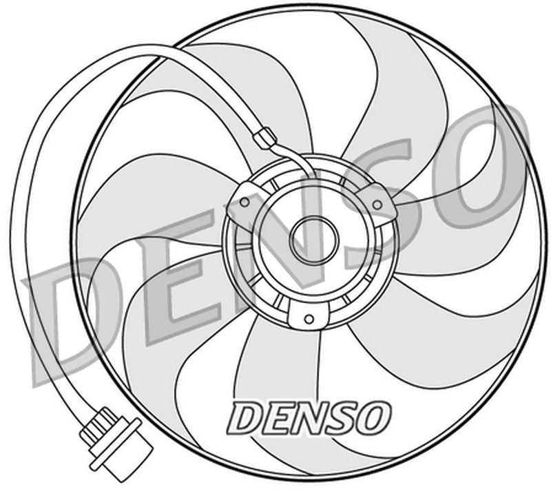 Denso Radiator Cooling Fan DER32001