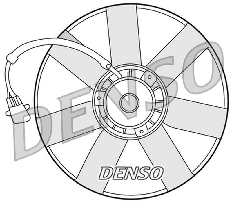 Denso Radiator Cooling Fan DER32002