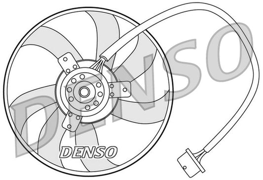Denso Radiator Cooling Fan DER32003