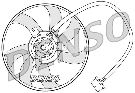 Denso Radiator Cooling Fan DER32003