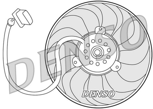 Denso Radiator Cooling Fan DER32004