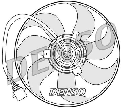 Denso Radiator Cooling Fan DER32006