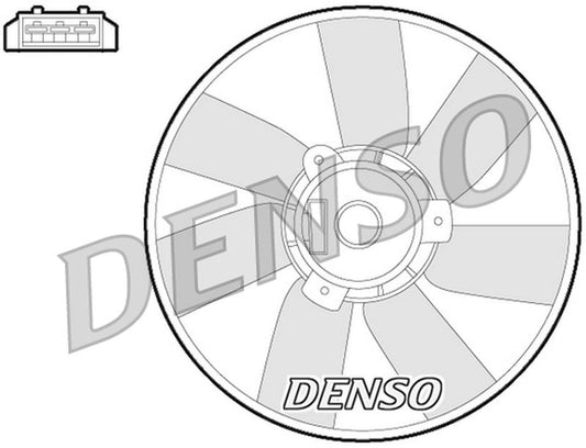 Denso Radiator Cooling Fan DER32013