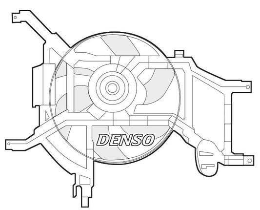 Denso Radiator Cooling Fan DER37002