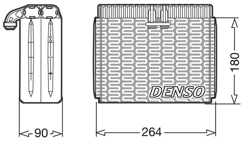 Denso Aircon Evaporator DEV01010