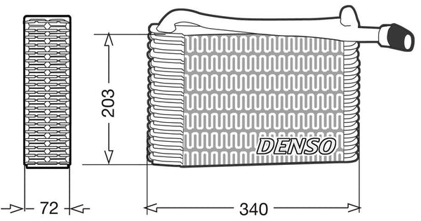 Denso Aircon Evaporator DEV02004