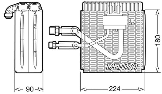 Denso Aircon Evaporator DEV09005