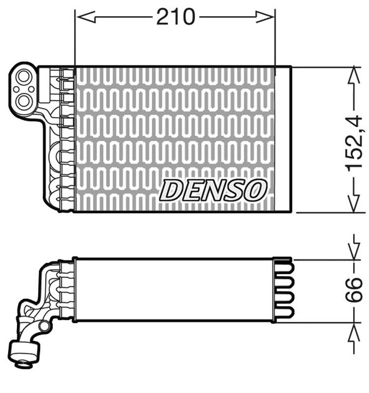 Denso Aircon Evaporator DEV09015