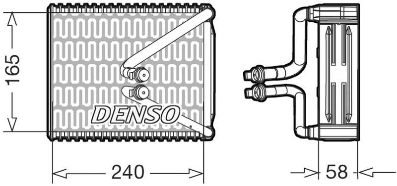 Denso Aircon Evaporator DEV09080