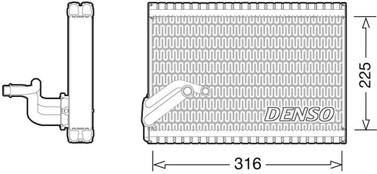 Denso Aircon Evaporator DEV21003