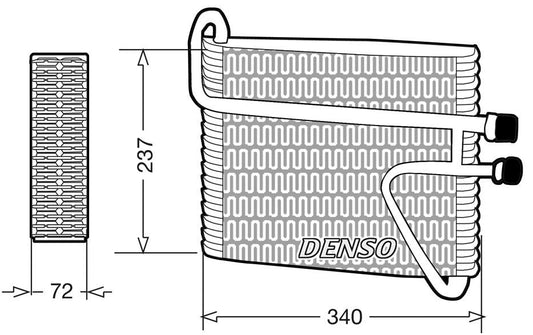Denso Aircon Evaporator DEV33002