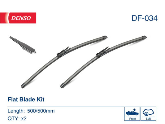 Denso Wiper Blade (Flat) 500/500Mm DF-034