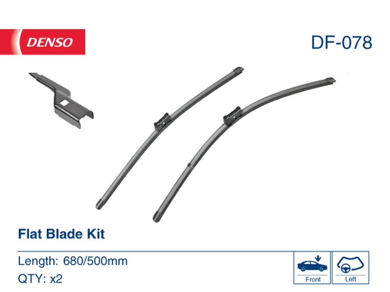 Denso Wiper Blade (Flat) 680/500Mm DF-078