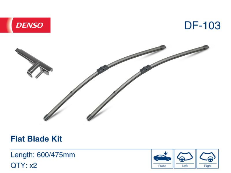 Denso Wiper Blade (Flat) 600/475Mm DF-103