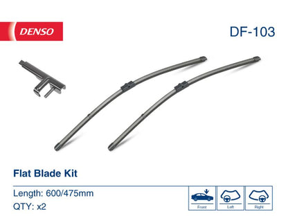 Denso Wiper Blade (Flat) 600/475Mm DF-103